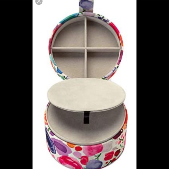 Kate Spade Floral Travel Jewelry Box / Case great Christmas Gift! - Picture 8 of 10